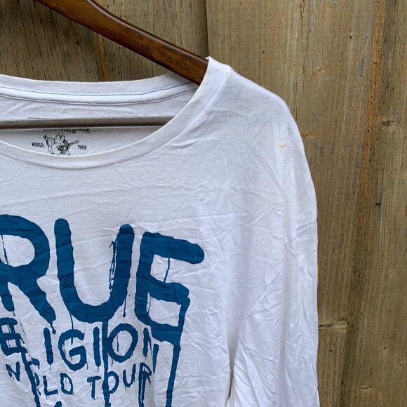 True Religion BIG LOGO T Shirt XL - Picture 3 of 3